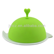 butter dish with cover